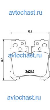 P83076 BREMBO 